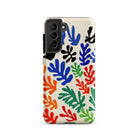 Sheaf – Henri Matisse Cutouts Samsung Case, Galaxy S21 / Matte, Smartphone Case Colorful Abstract Leaf Pattern