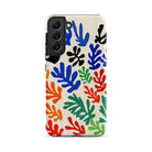 Sheaf – Henri Matisse Cutouts Samsung Case, Galaxy S22 Plus / Matte, Smartphone Case Colorful Abstract Leaf Pattern
