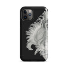 Shell Ernst Haeckel Black & White Sea Life Iphone Case, 11 Pro / Matte, Black Phone Case Seashell Design