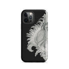 Shell Ernst Haeckel Black & White Sea Life Iphone Case, 12 Pro / Matte, Black Phone Case Seashell Design