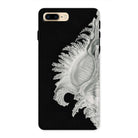 Shell Ernst Haeckel Black & White Sea Life Iphone Case, 8 Plus / Matte, Black Phone Case Seashell Design