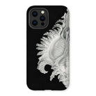 Shell - Ernst Haeckel Black & White Sea Life Iphone Case - 12 Pro Max / Matte