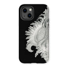 Shell - Ernst Haeckel Black & White Sea Life Iphone Case - 13 / Matte