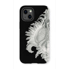 Shell - Ernst Haeckel Black & White Sea Life Iphone Case - 13 Mini / Matte