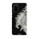 Shell Ernst Haeckel Black & White Sea Life Samsung Case, Galaxy S20 Plus / Matte, Black Phone Case White Seashell Design