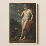 The Shepherd - Jean Baptiste Frederic Desmarais kunstprint / Canvas, 12x18’’ / 31x46cm / Natuurlijke lijst, Posters Prints & Visual Artwork,