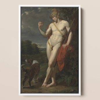 The Shepherd - Jean Baptiste Frederic Desmarais kunstprint / Canvas, 12x18’’ / 31x46cm / Witte lijst, Posters Prints & Visual Artwork, Toby