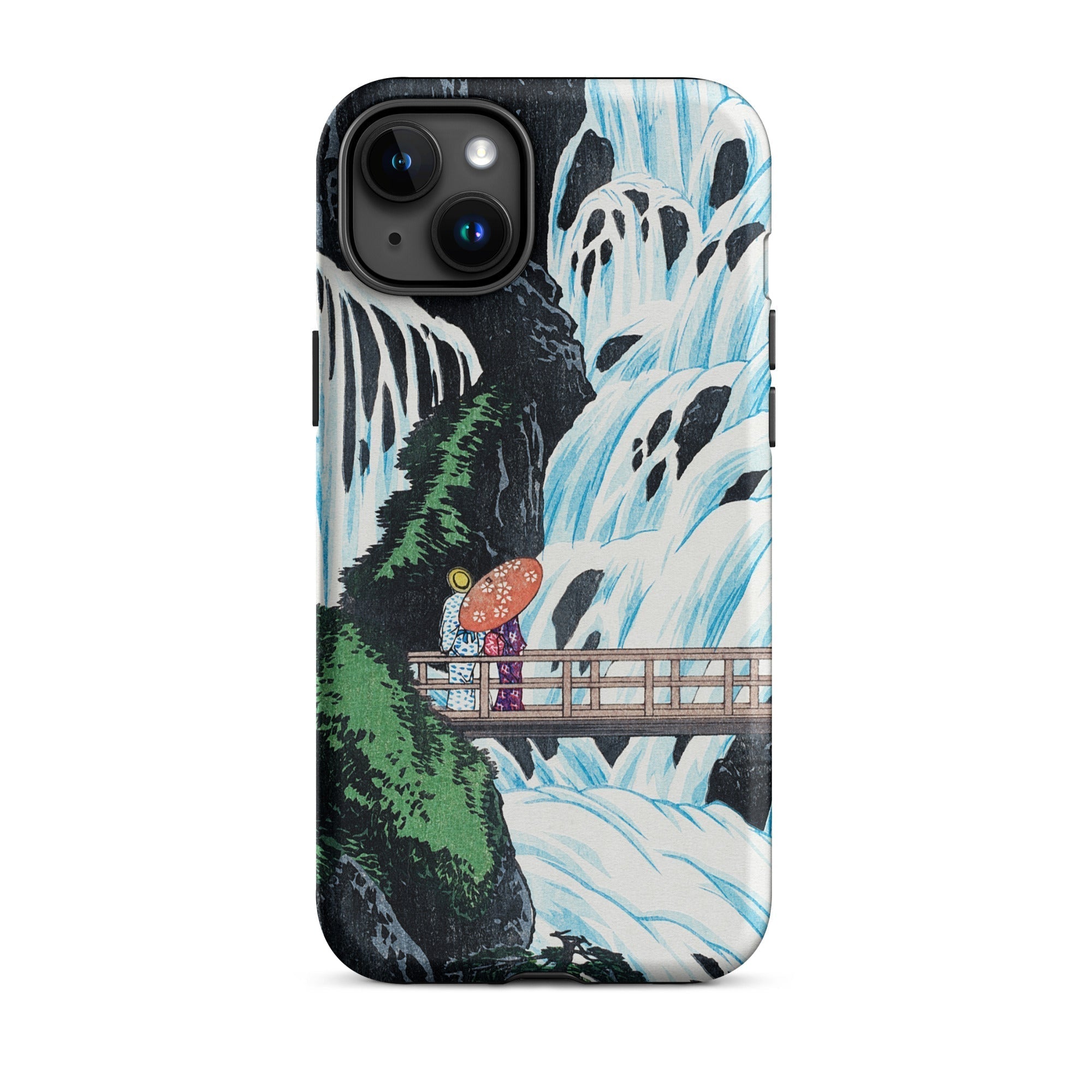 Shiragumo Waterfall Hiroaki Takahashi Iphone Case, 15 Plus / Matte, Iphone Case Japanese Waterfall Scene