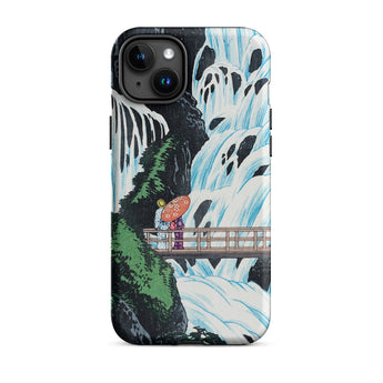Shiragumo Waterfall - Hiroaki Takahashi Iphone Case, 15 Plus / Matte, Iphone Case Japanese Waterfall Scene