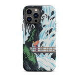 Shiragumo Waterfall - Hiroaki Takahashi Phone Case Iphone 13 Pro Max / Matte Iphone Case Japanese Art Hiroaki Takahashi Shin-hanga,