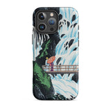 Shiragumo Waterfall - Hiroaki Takahashi Phone Case Iphone 16 Pro Max / Matte Waterfall Scene Phone Case Hiroaki Takahashi Shin-hanga,