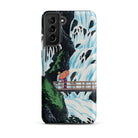 Shiragumo Waterfall Hiroaki Takahashi Samsung Case, Galaxy S21 Plus / Matte, Smartphone Case Traditional Japanese Style Waterfall Figures