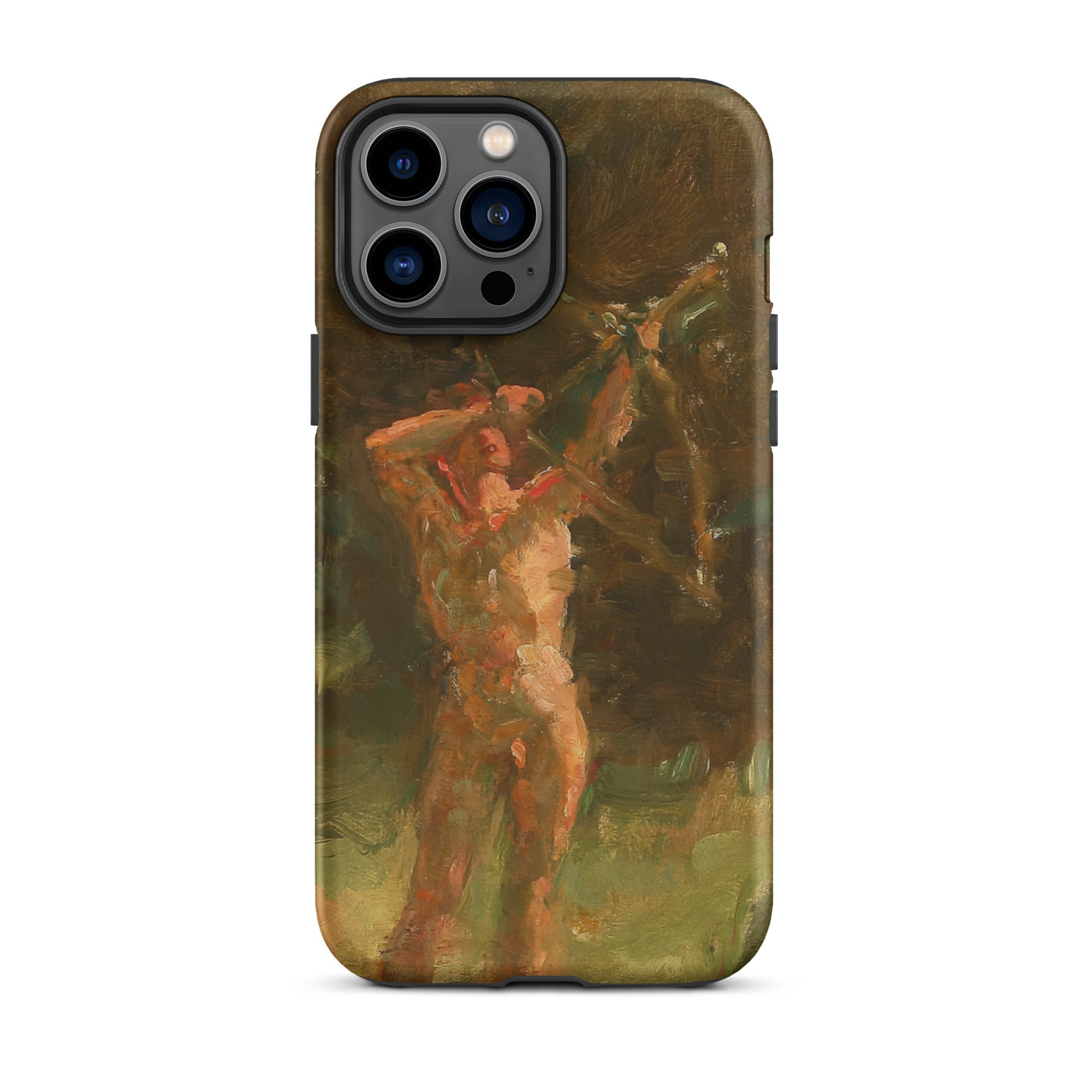 The Shooter - Julius Paulsen Iphone Case, 13 Pro Max / Matte, Iphone Pro Max Case Vintage Painting Design