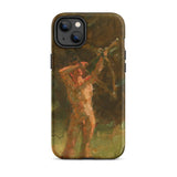 The Shooter - Julius Paulsen Iphone Case, 14 Plus / Matte, Iphone 13 Case Vintage Golf Scene Design