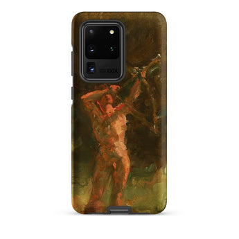 The Shooter - Julius Paulsen Samsung Case, Galaxy S20 Ultra / Matte, Phone Case Classical Painting Male Figure Bow