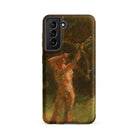 The Shooter - Julius Paulsen Samsung Case, Galaxy S21 Fe / Matte, Smartphone Case Classical Painting Nude Figure Bow