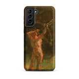 The Shooter - Julius Paulsen Samsung Case, Galaxy S21 Plus / Matte, Smartphone Artistic Painting Nude Figure Case