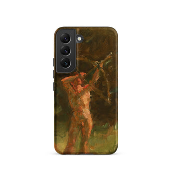 The Shooter - Julius Paulsen Samsung Case, Galaxy S22 / Matte, Samsung Galaxy S21 Phone Case Artistic Painting Design