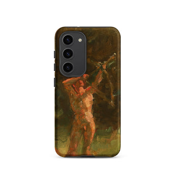 The Shooter - Julius Paulsen Samsung Case, Galaxy S23 / Matte, Samsung Galaxy S21 Phone Case Abstract Painting Design