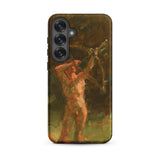 The Shooter - Julius Paulsen Samsung Case, Galaxy S25 Plus / Matte, Smartphone Painted Nude Archer