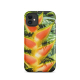 Showstopper - Heliconia Lobster Claw Iphone Case, 11 / Matte, Floral-patterned Phone Case