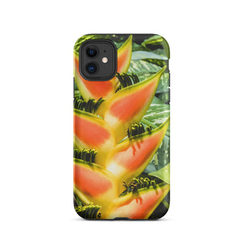 Showstopper - Heliconia Lobster Claw Iphone Case, 11 / Matte, Floral-patterned Phone Case