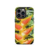 Showstopper - Heliconia Lobster Claw Iphone Case, 13 Pro / Matte, Heliconia-patterned Phone Case