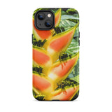 Showstopper - Heliconia Lobster Claw Iphone Case 14 Plus / Matte Floral-patterned Phone Case Heliconia Lobster Claw, Claw Flower, Flower
