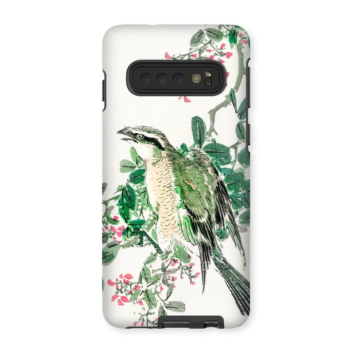 Shrike And Clover - Meiji Bird Phone Case - Numata Kashu - Samsung Galaxy S10 / Matte - Mobile Phone Cases - Aesthetic