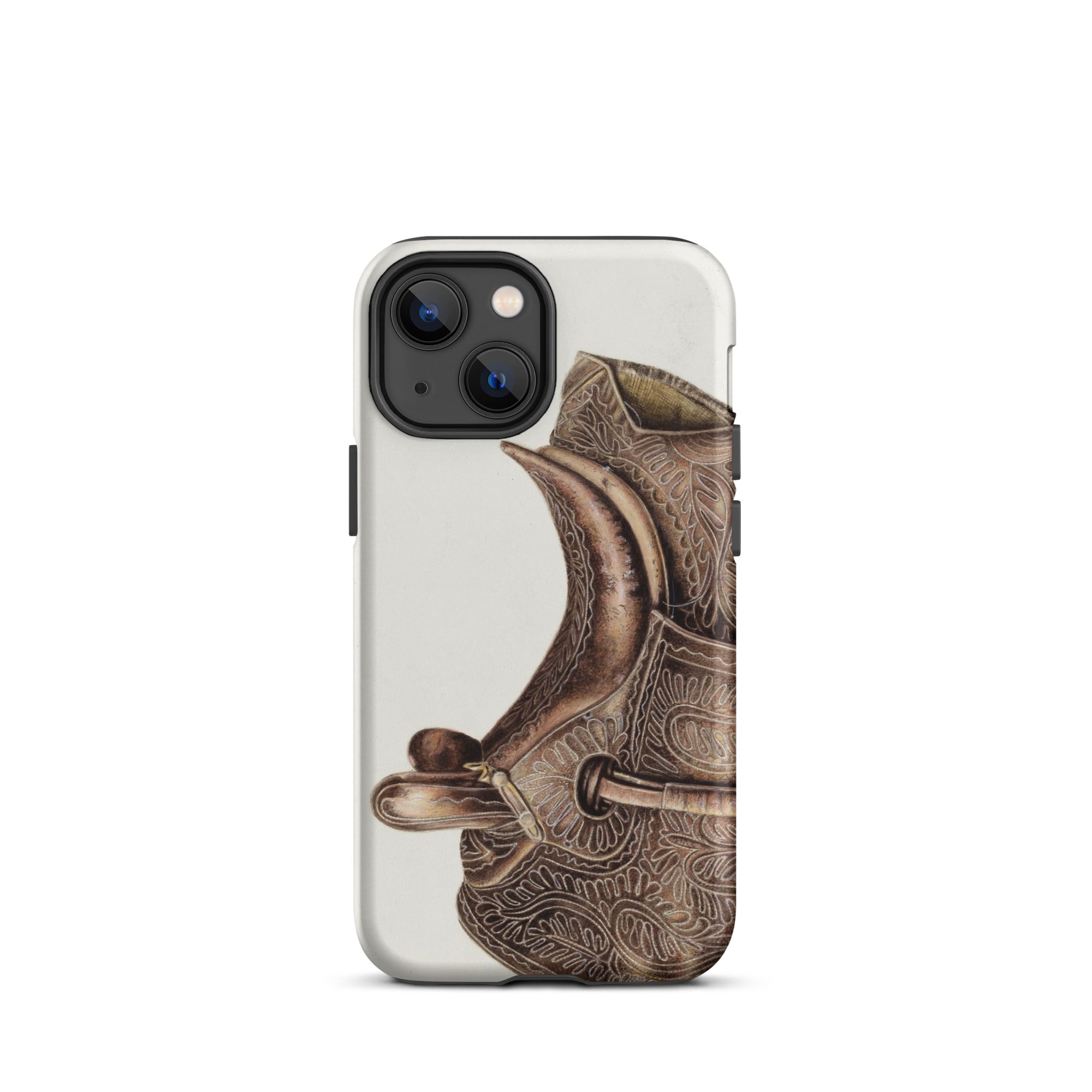 Side Saddle Bertha Semple Horse Tack Art Iphone Case, 13 Mini / Matte, Phone Case Saddle Design