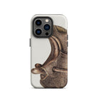 Side Saddle Bertha Semple Horse Tack Art Iphone Case, 14 Pro / Matte, Ornate Saddle Themed Phone Case