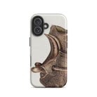 Side Saddle Bertha Semple Horse Tack Art Iphone Case, 16 / Matte, Ornate Saddle Themed Phone Case