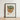 Framed Illustration Ornate Tan Leather Saddle Green Quilted Equestrian Art Print, Aficionados