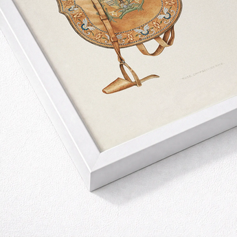 Side Saddle - Rose Campbell–gerke Equestrian Art Print / Canvas Ornate Vintage-style Tan Leather Straps Intricate Gold, Aficionados Prints