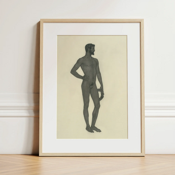 Sieger - Sascha Schneider Fine Art Print / Canvas, 12x16’’ / 31x41cm / Natural Frame / Matboard, Posters Prints & Visual Artwork, Toby Leon