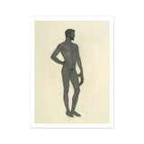 Sieger - Sascha Schneider Fine Art Print / Canvas Nude Male Figure Wreath, Secret Softened, Prints