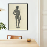 Sieger - Sascha Schneider Framed Canvas, Framed Nude Male Figure