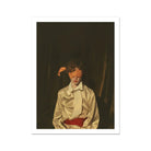 Silk - Neo-baroque Gay Mens Wear Art Print, Blindfolded Person Satin Shirt