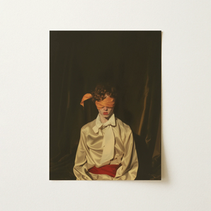 Silk - Neo-baroque Gay Mens Wear Art Print / Canvas, 12x16’’ / 31x41cm / Unframed / no Border, Posters Prints & Visual Artwork, Toby Leon