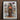 Framed Artwork Stylized Figure Ornate Layered Attire Vibrant Silk Rodeo Art, Cultural Fusion Collage, Phantasmagorical Journey