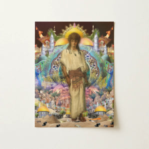 Silk Rodeo Romeo - Surreal Orientalist Collage Art Print, 12x16’’ / 31x41cm / Unframed / no Border, Posters Prints & Visual Artwork, Toby