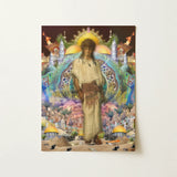 Silk Rodeo Romeo - Surreal Orientalist Collage Art Print, Silk Rodeo Romeo, Masculinity’s Hidden Corridors, Surreal Orientalist Collage