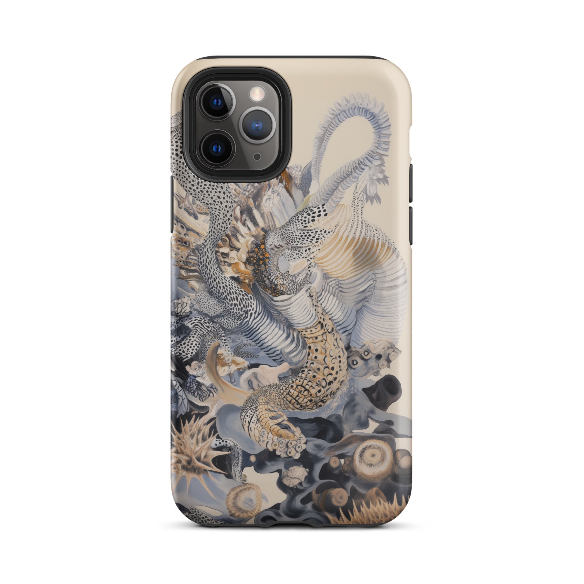 Sinuous Surreal Alien Sea Life Iphone Case, 11 Pro / Matte, Iphone Case Abstract Sea Creature Design