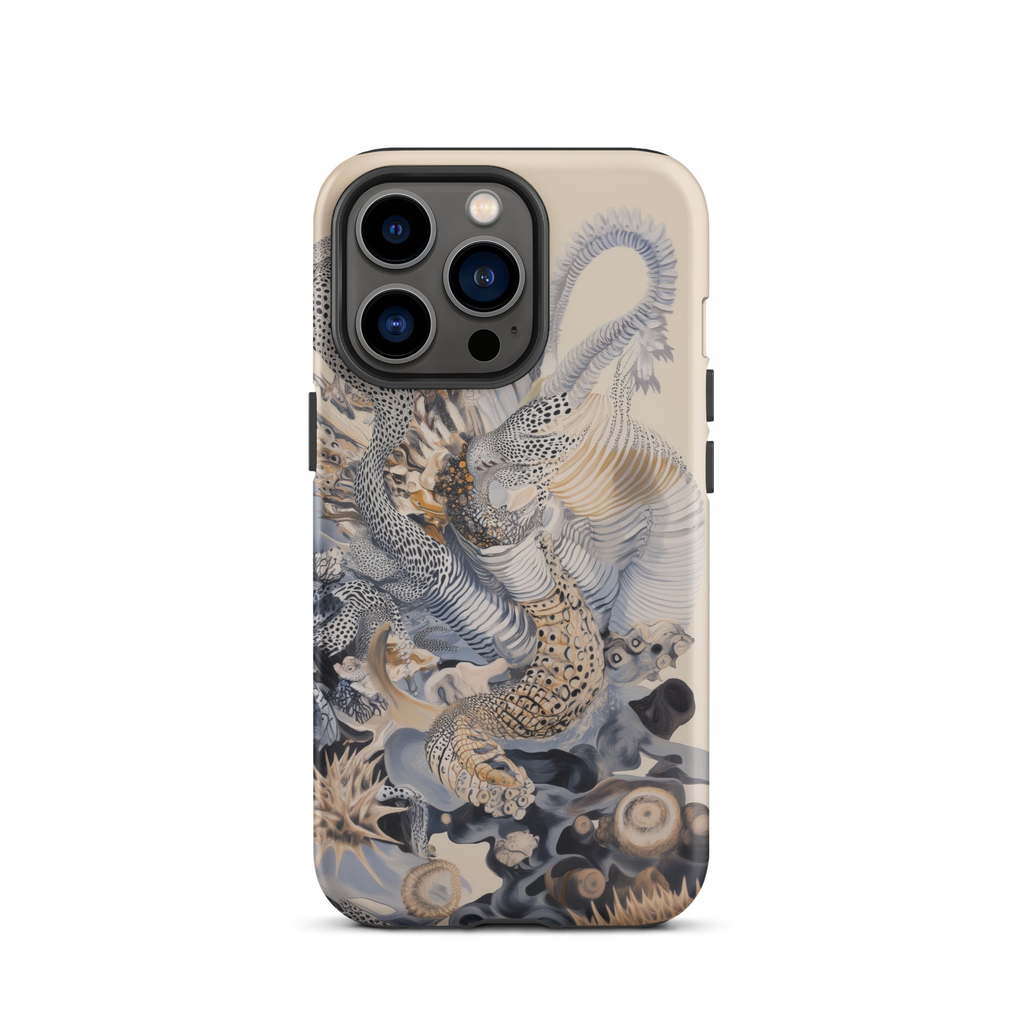 Sinuous Surreal Alien Sea Life Iphone Case, 13 Pro / Matte, Artistic Phone Case