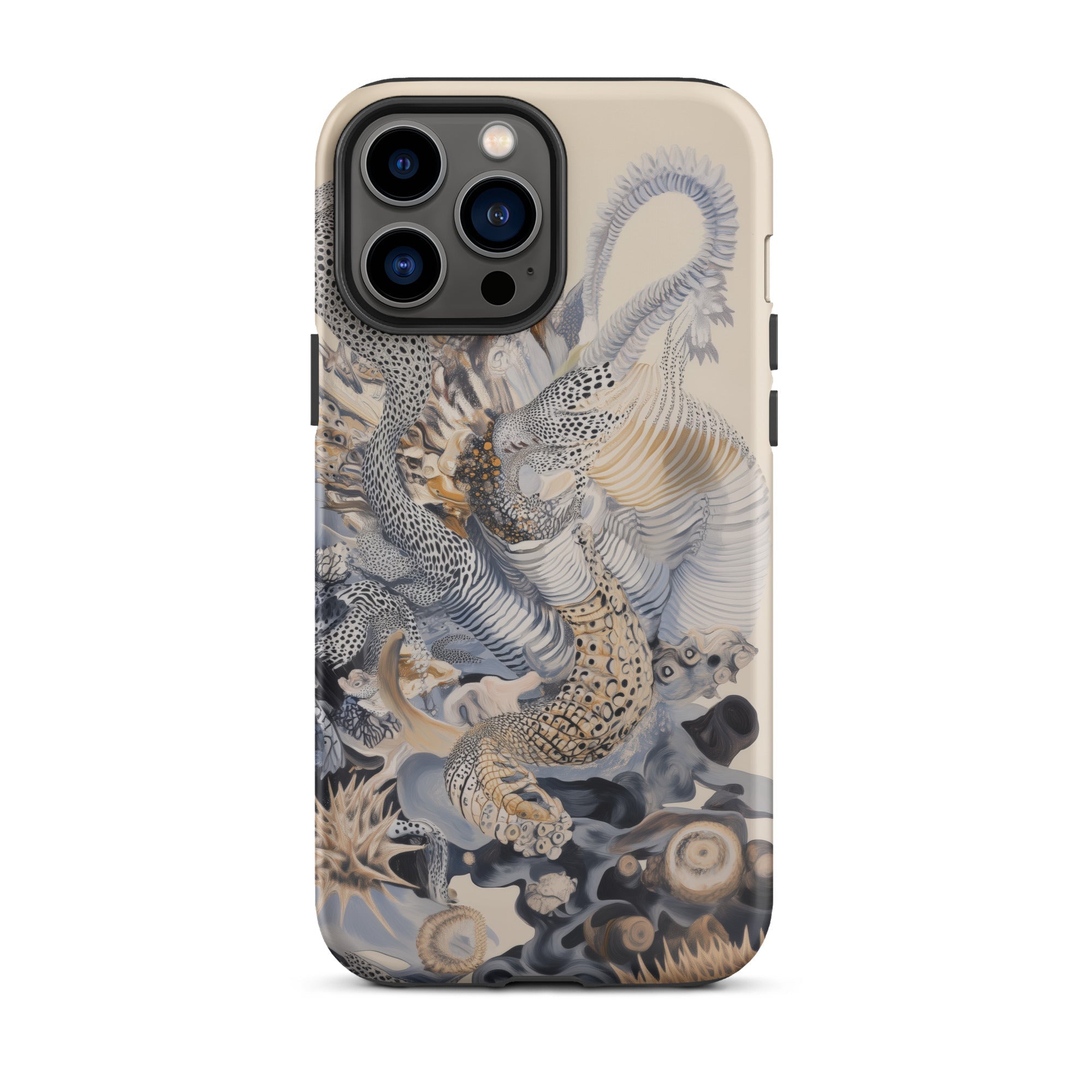 Sinuous Surreal Alien Sea Life Iphone Case, 13 Pro Max / Matte, Artistic Phone Case
