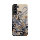 Sinuous Surreal Alien Sea Life Samsung Case, Galaxy S22 Plus / Matte, Smartphone Case Intricate Abstract Organic Patterned Design Neutral