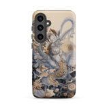 Sinuous - Surreal Alien Sea Life Samsung Case, Galaxy S24 Plus / Matte, Smartphone Case Intricate Abstract Pattern Organic Geometric Shapes