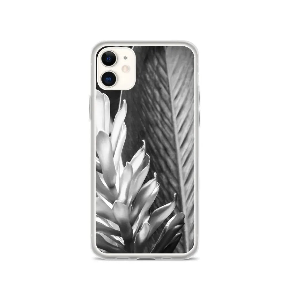 Siren Floral Iphone Case - Black And White - Iphone 11 - Mobile Phone Cases - Aesthetic Art