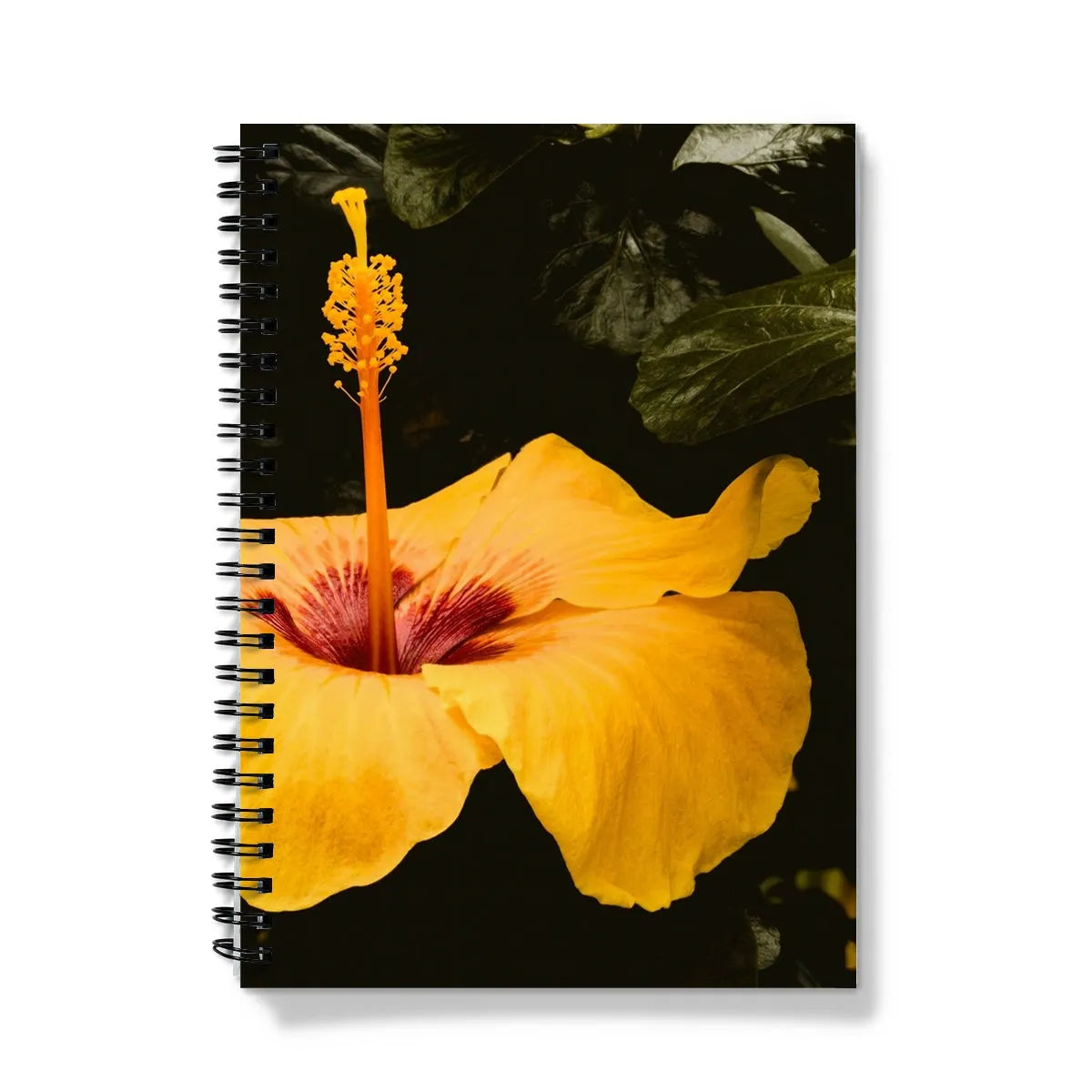 For Sita - Yellow Hibiscus Hoi An Notebook - A5 - Graph Paper - Notebooks & Notepads - Aesthetic Art
