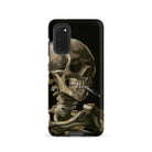 Skeleton with a Cigarette Vincent Van Gogh Samsung Case, Galaxy S20 / Matte, Smartphone Case Skeletal Figure Cigarette